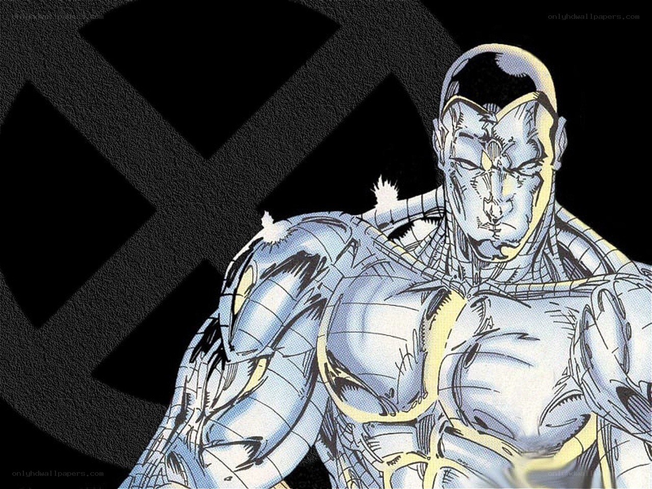Cyclops in silver armor