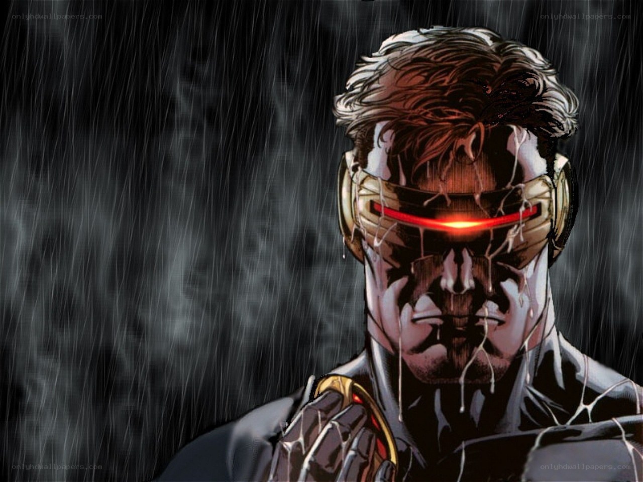 Cyclops in the rain