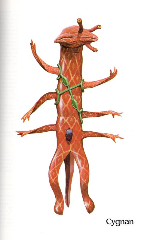 Cygnan alien creature