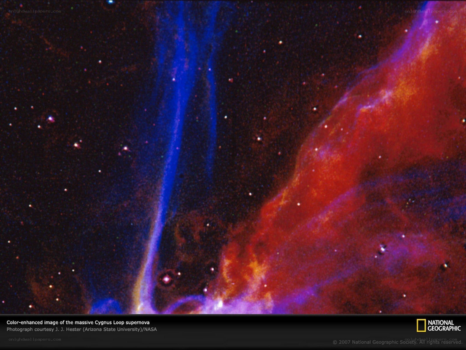 Cygnus Loop supernova remnant