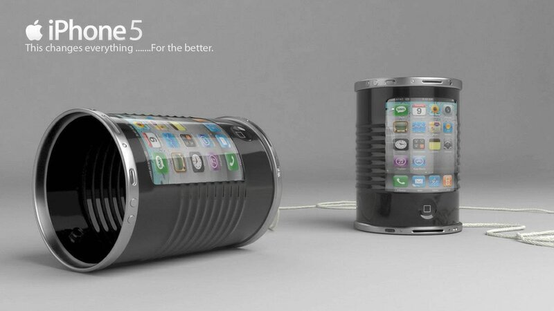 Cylindrical IPhone 5