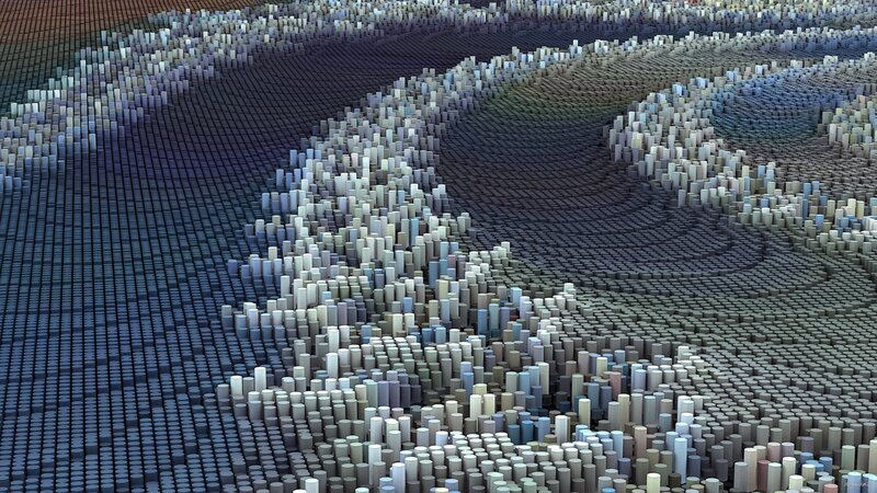 Cylindrical Pillars Landscape