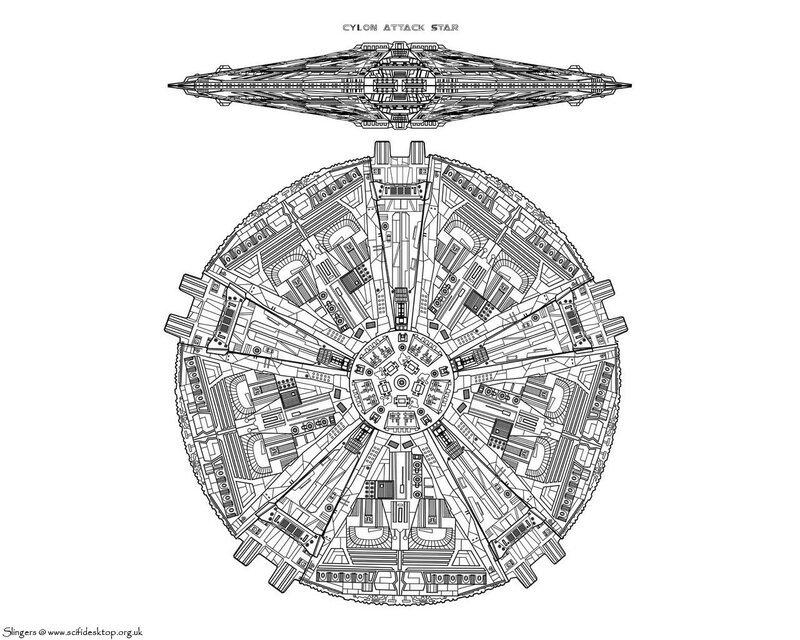 Cylon Attack Star