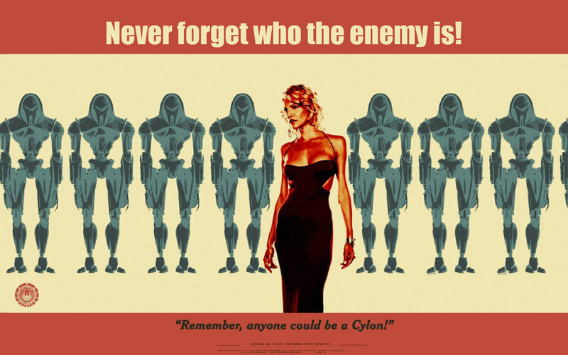 Cylon propaganda poster