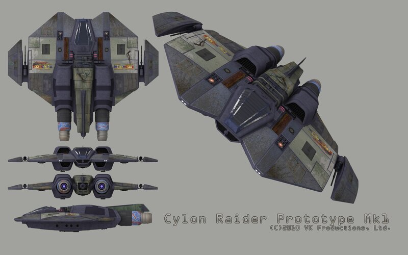 Cylon Raider Prototype Mk1