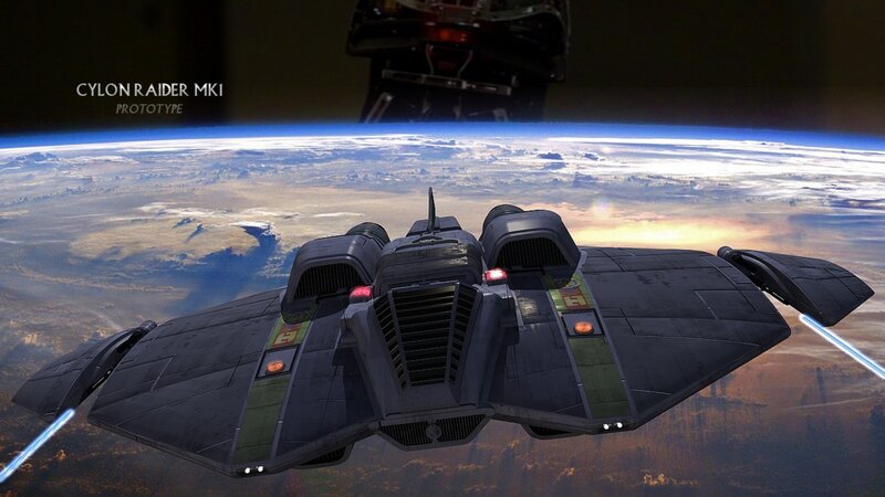 Cylon Raider Spacecraft