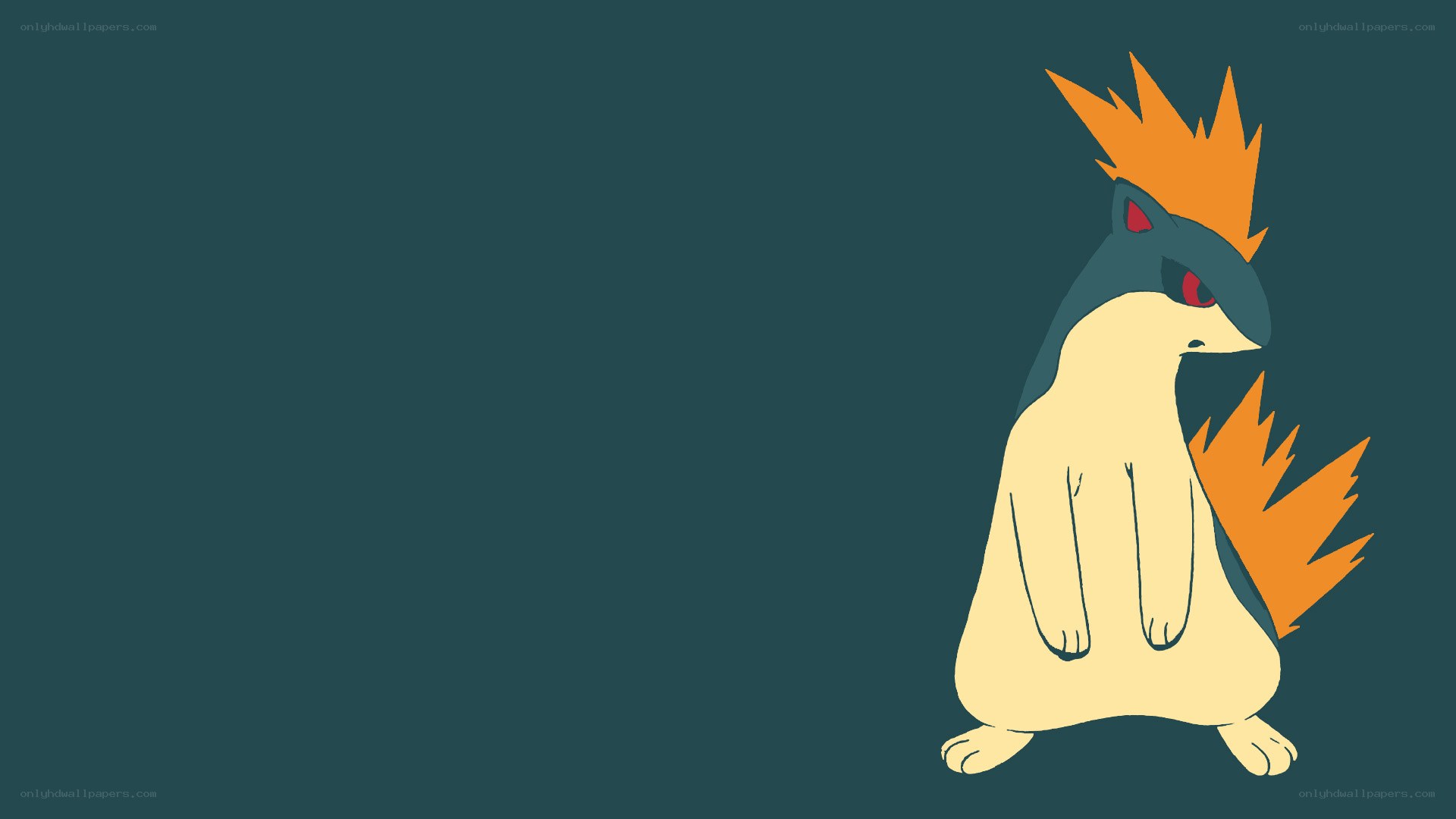 Cyndaquil character illustration