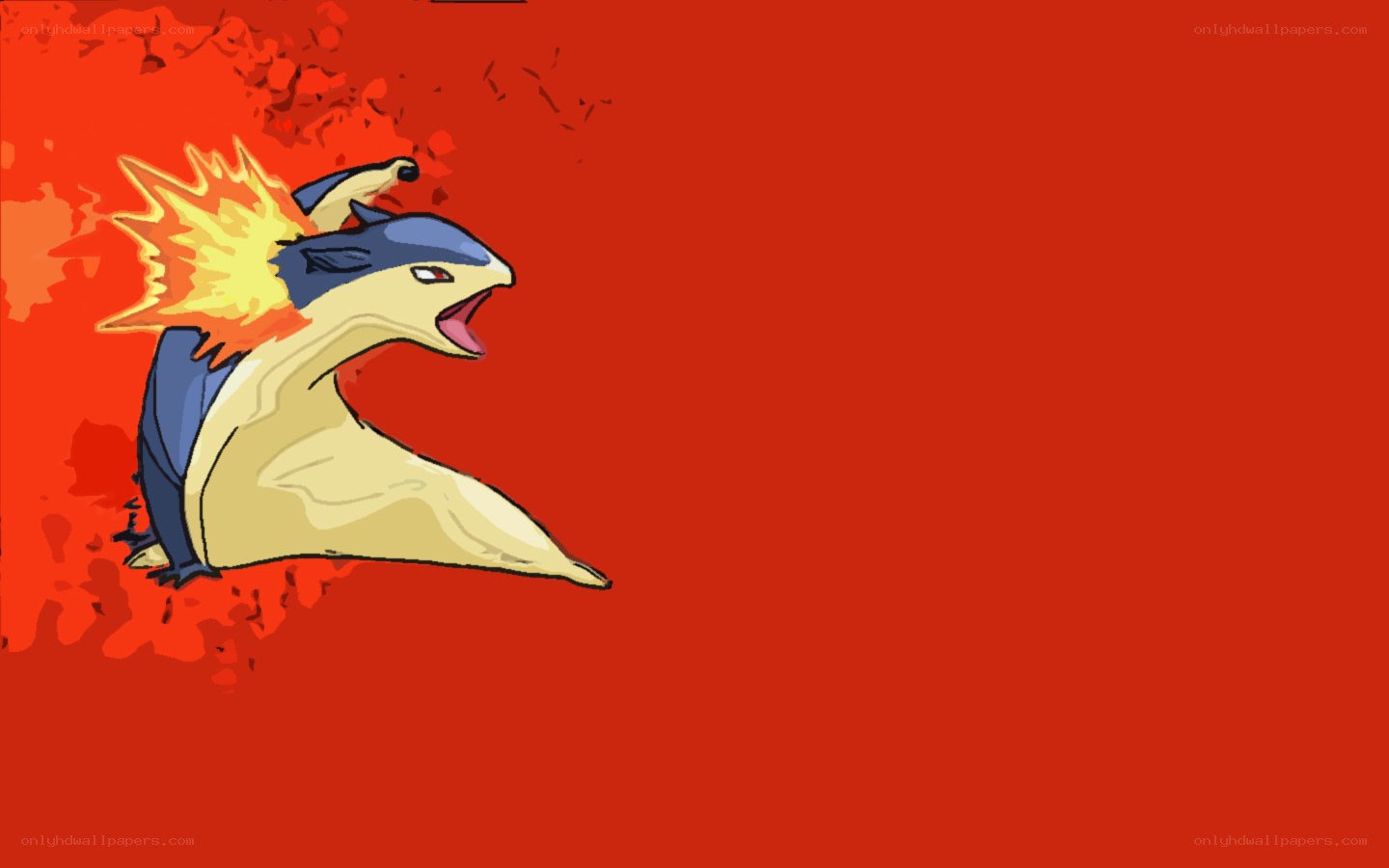 Cyndaquil in action