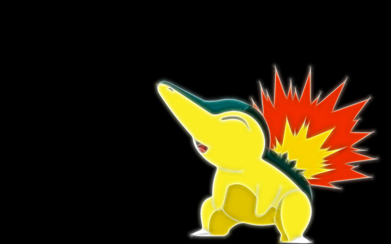 Cyndaquil with fire attack