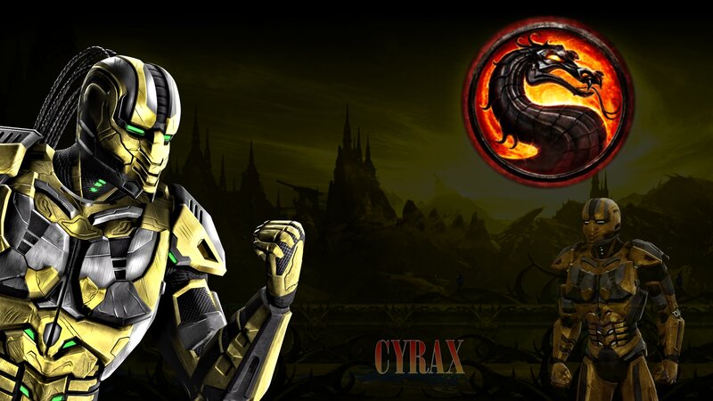 Cyrax Character in Armor