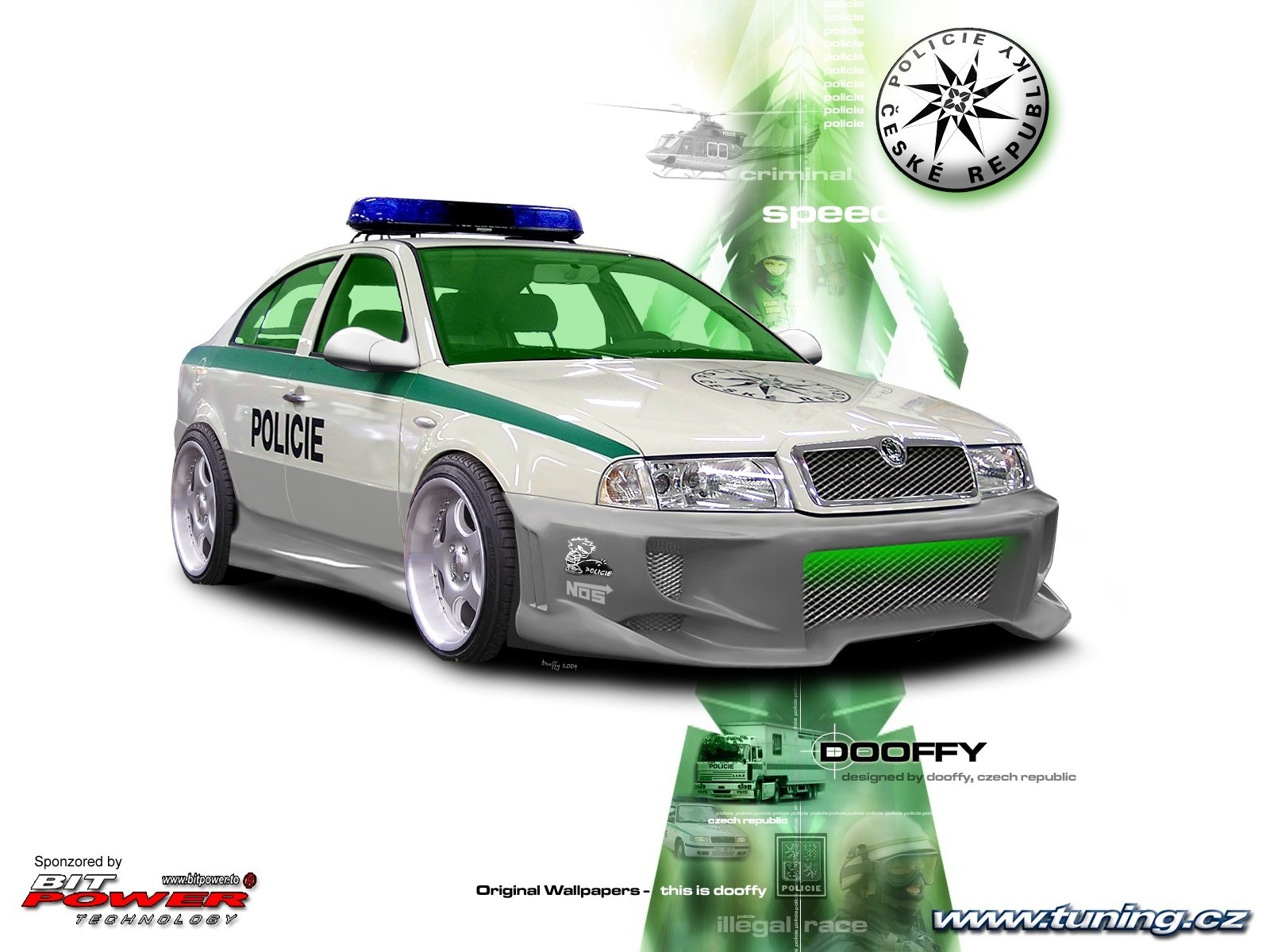 Czech police car wallpaper