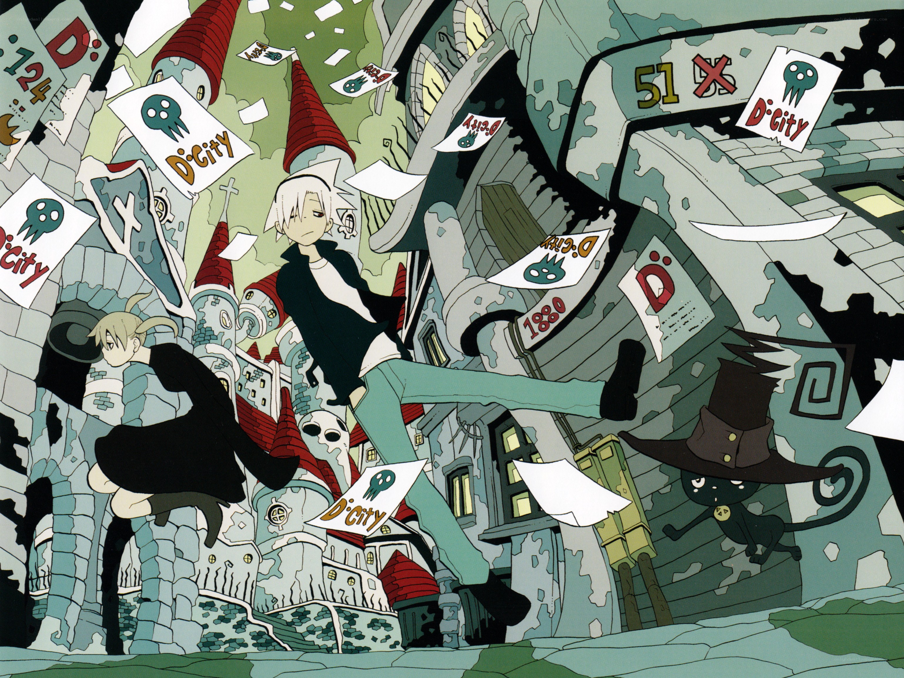 D-City chaos scene