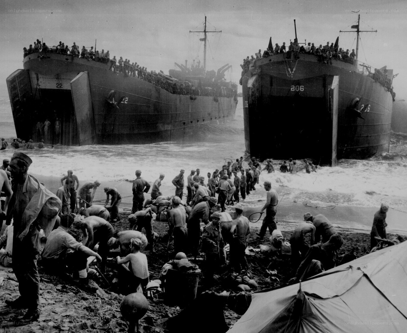 D-Day beach landing