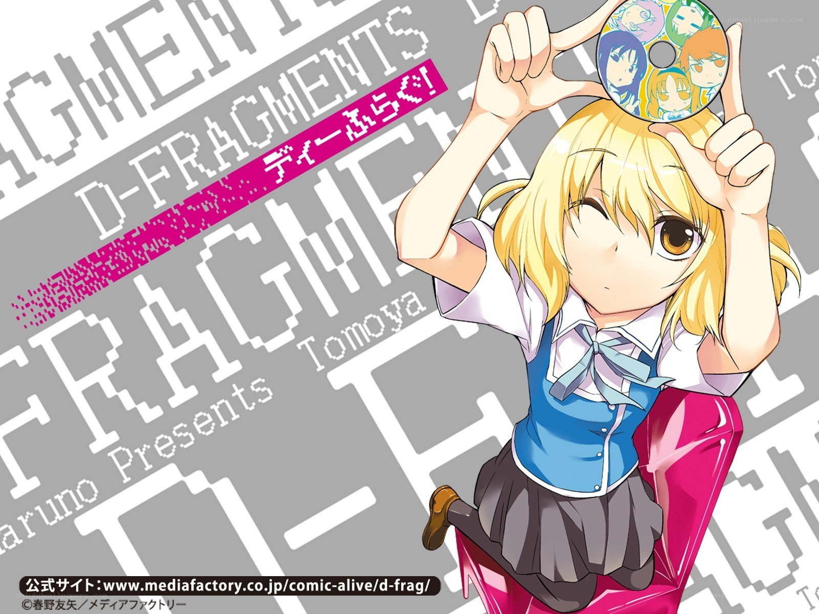 D-FRAGMENTS anime character