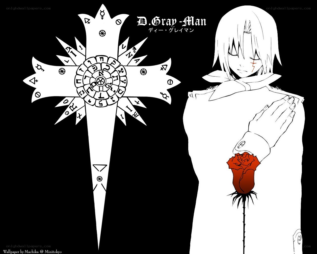 D.Gray-man character art