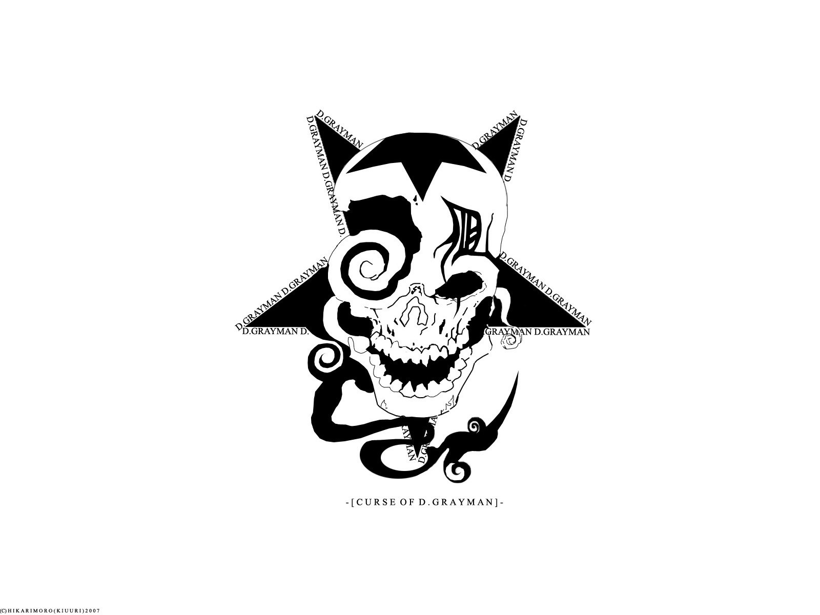 D.Gray-man curse logo