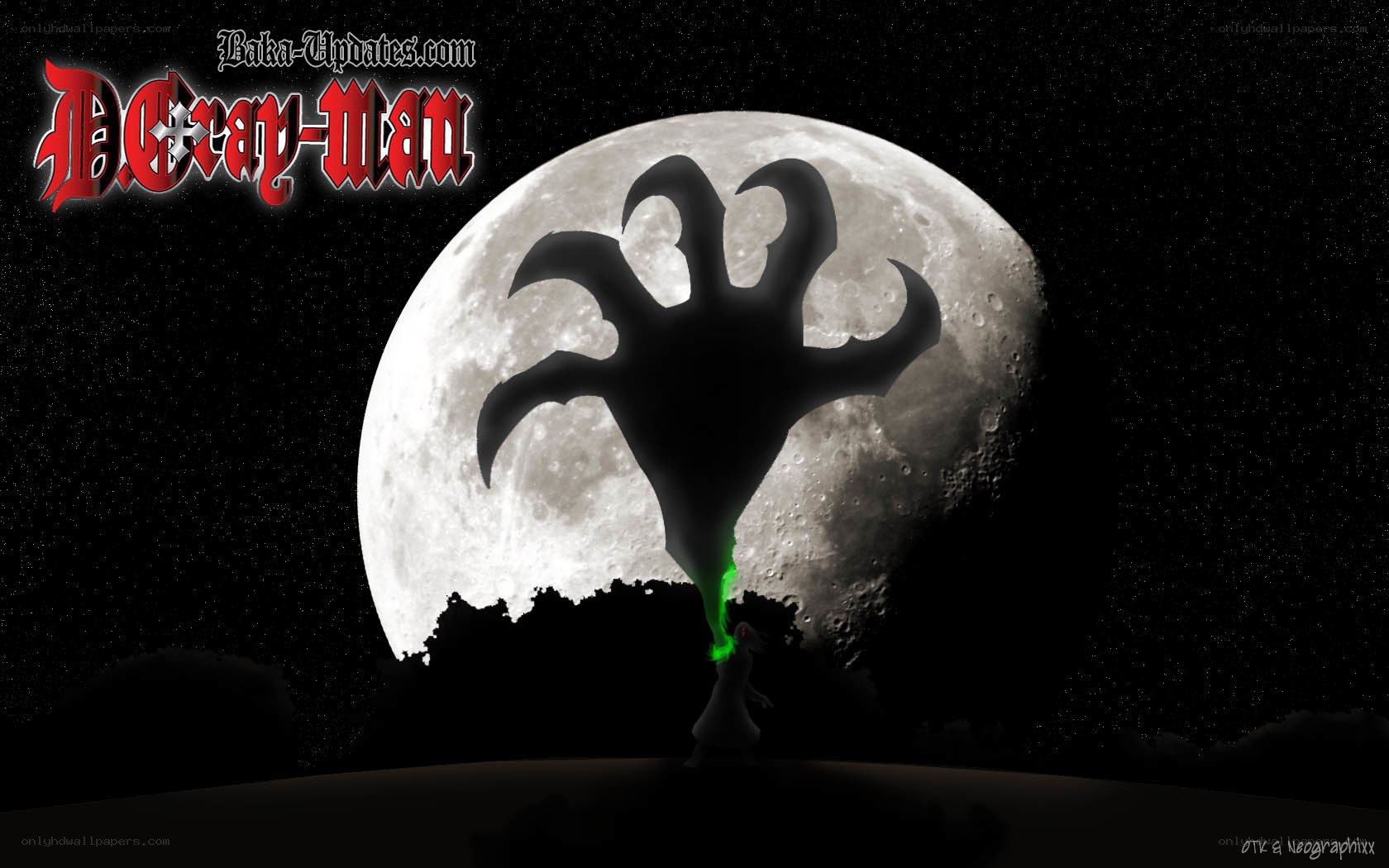 D.Gray-man moon scene