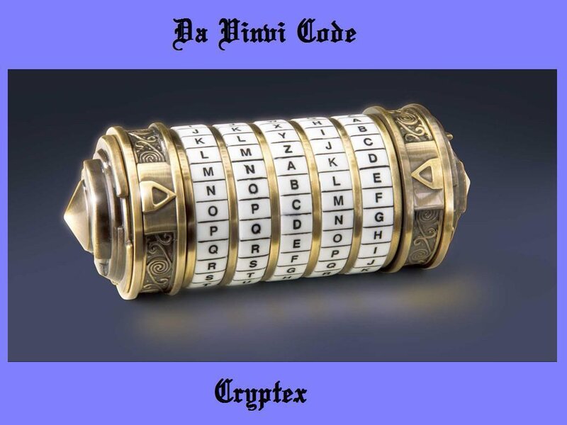 Da Vinci Code cipher wheel