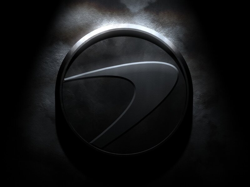 Dacia logo on dark background