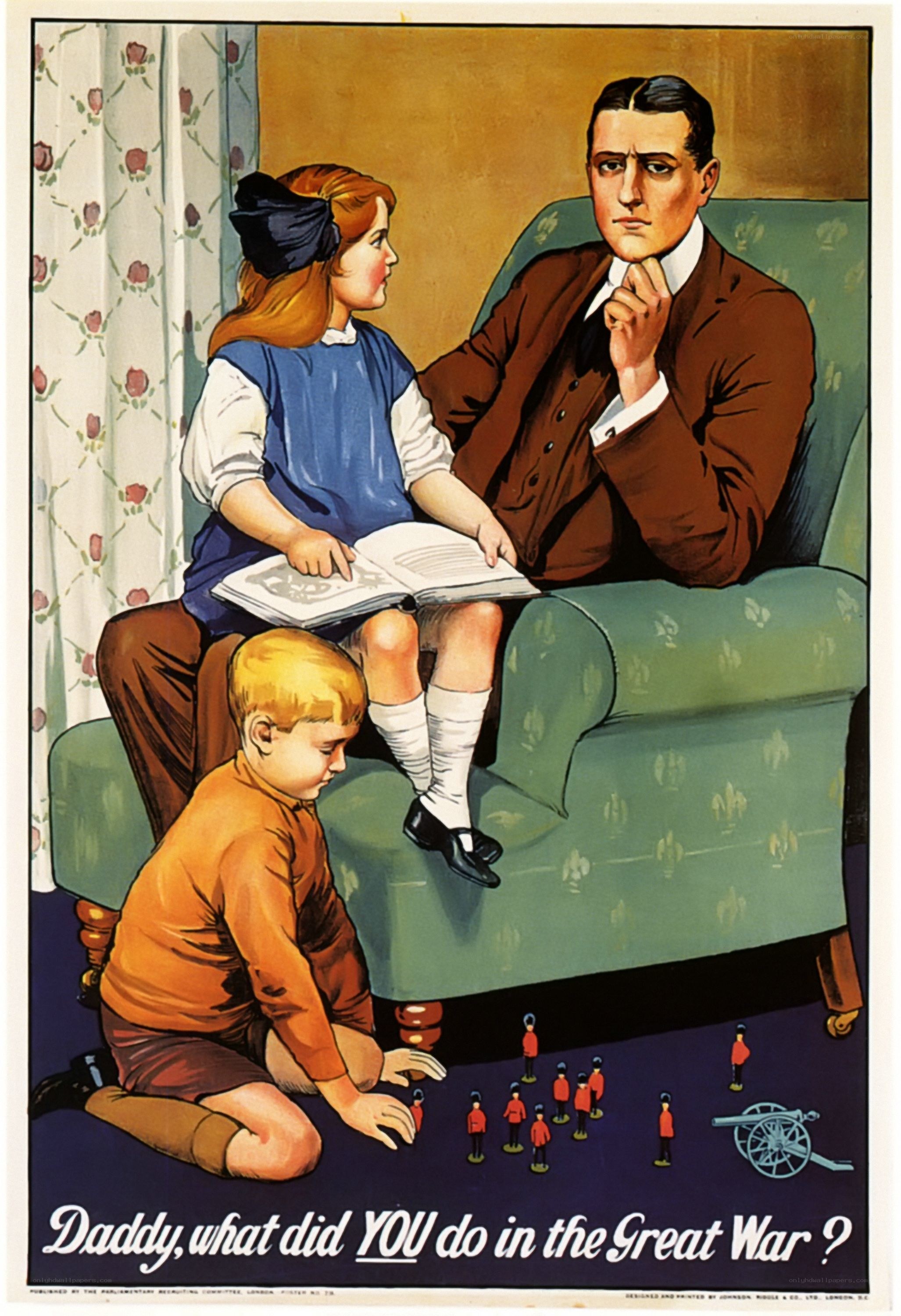 Daddy, what did you do in the Great War?