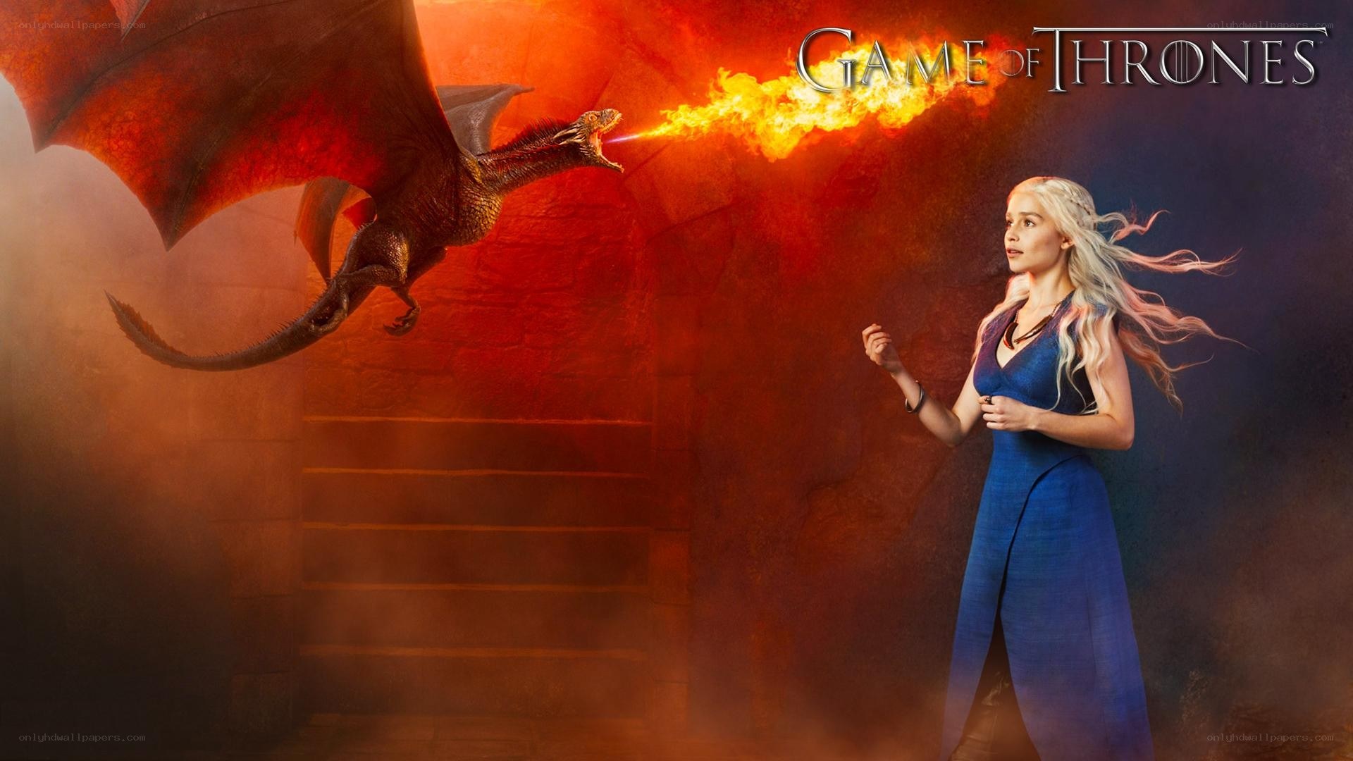 Daenerys and her dragon