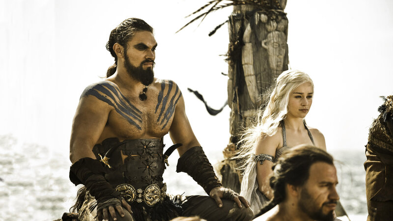 Daenerys and Khal Drogo on a ship