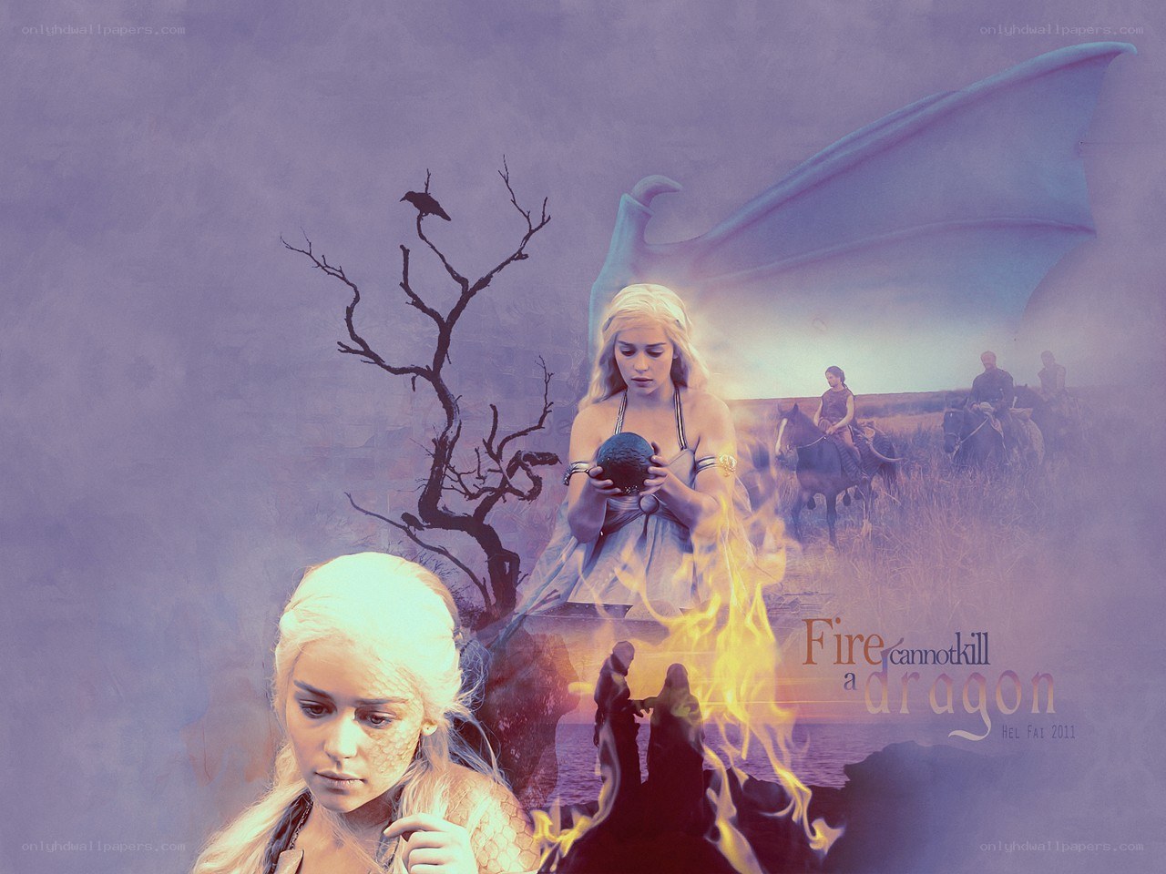 Daenerys and the dragon