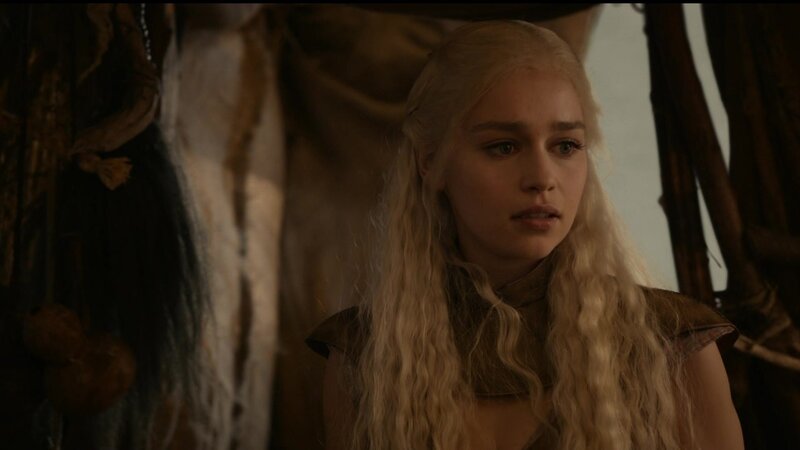 Daenerys Targaryen in a tent