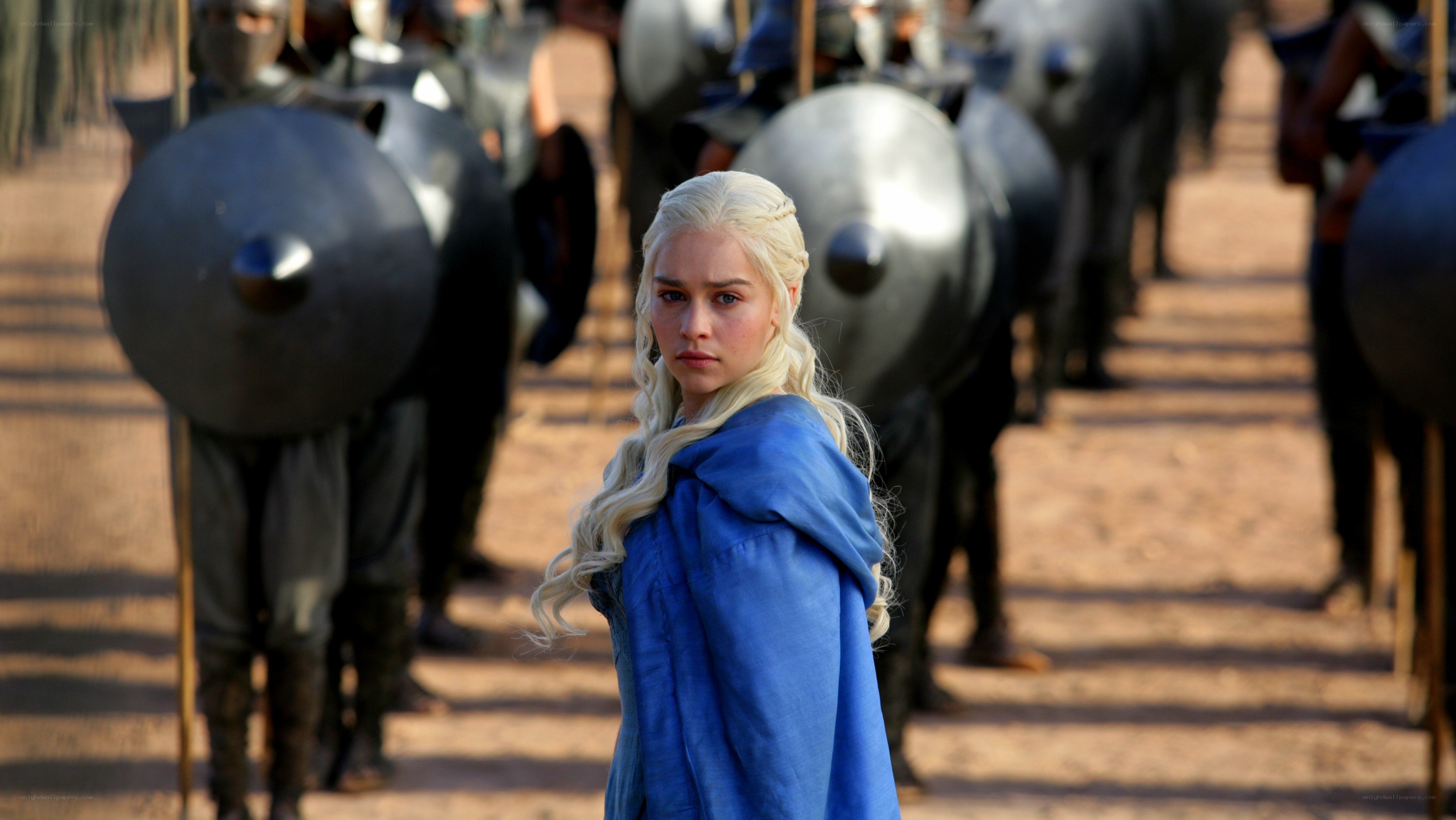 Daenerys Targaryen with Dothraki army