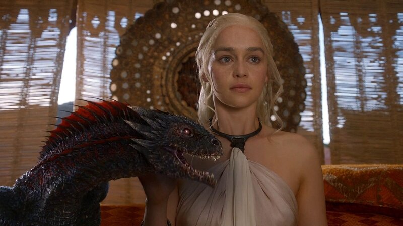 Daenerys with dragon