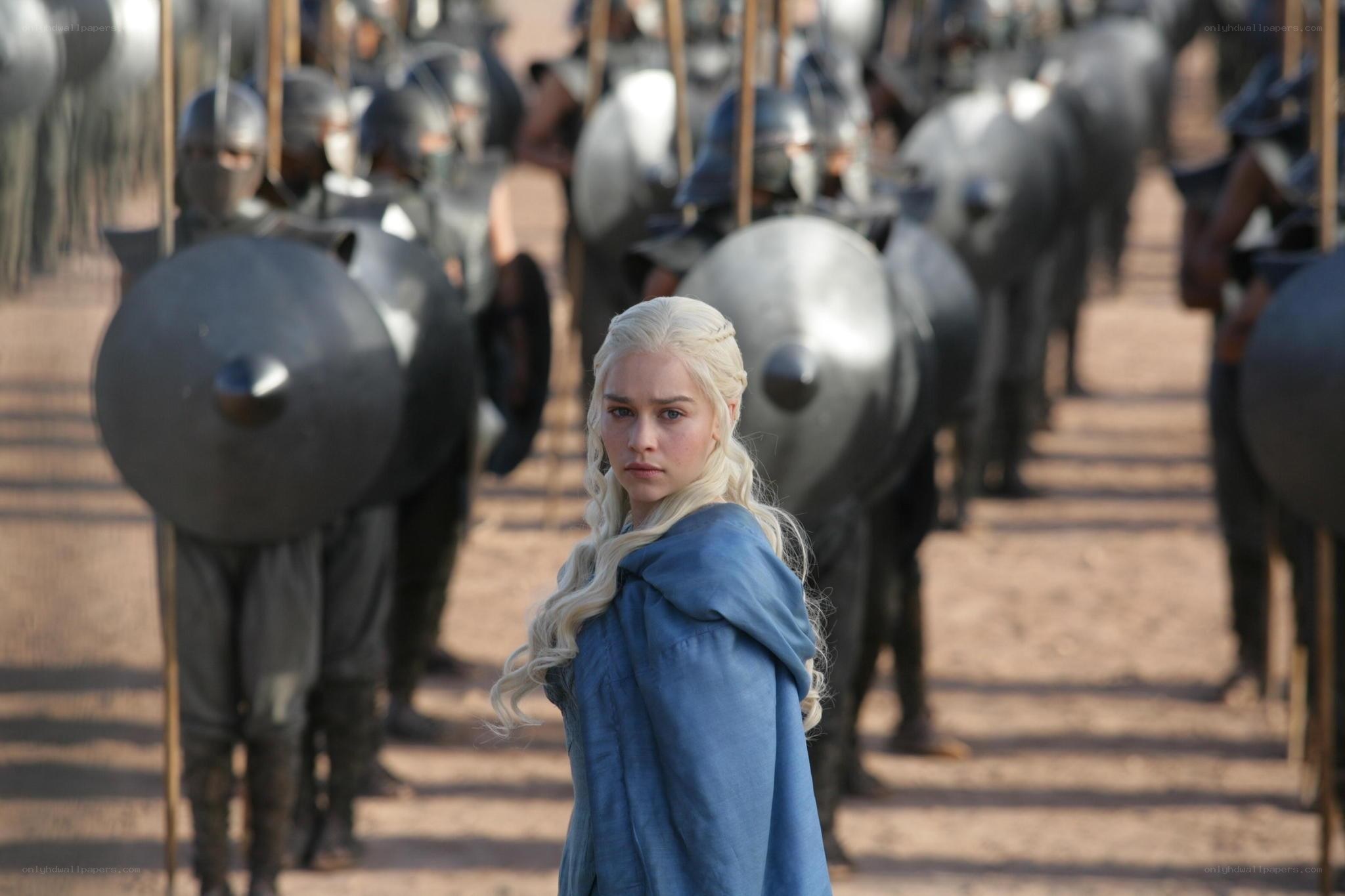 Daenerys with Unsullied army