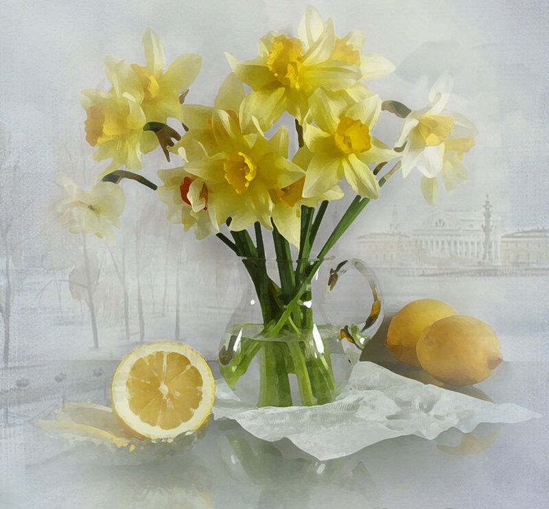 Daffodils and Lemons — Yellow