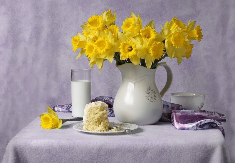 Daffodils in Pitcher