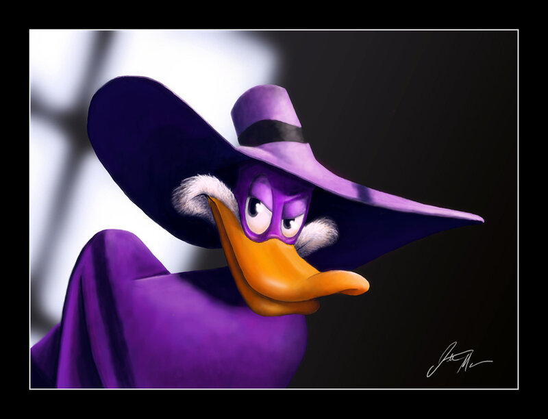 Daffy Duck as a wizard