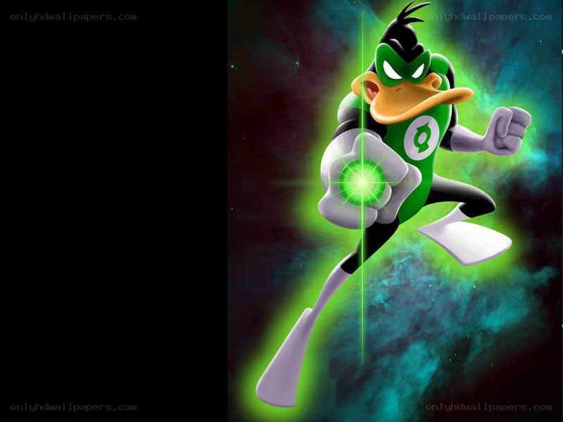 Daffy Duck as Green Lantern