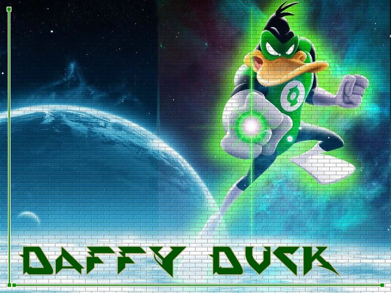 Daffy Duck as Green Lantern — Dramatic