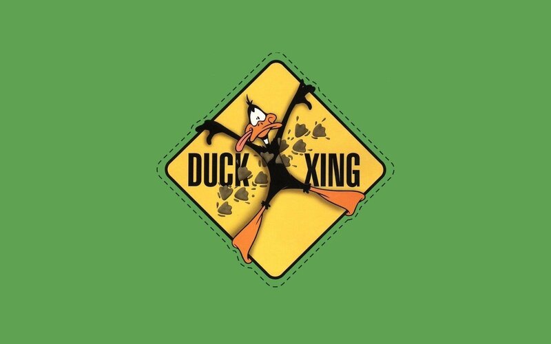 Daffy Duck Character — Green