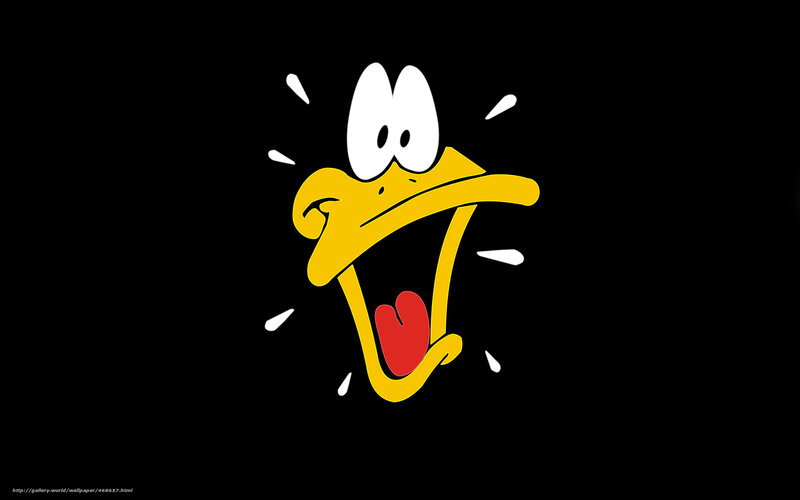 Daffy Duck Face — Yellow