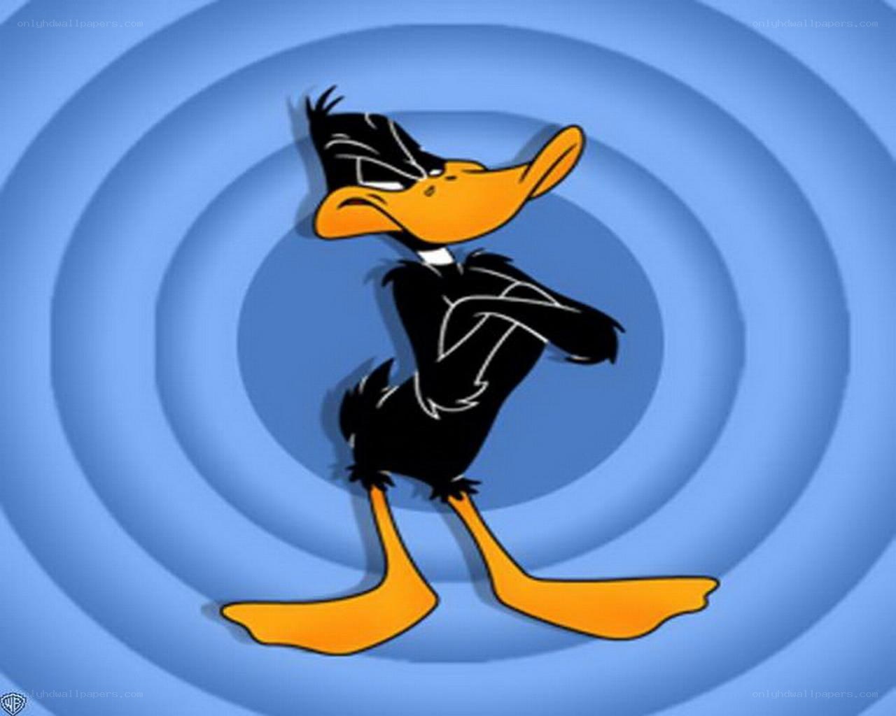 Daffy Duck in a classic pose