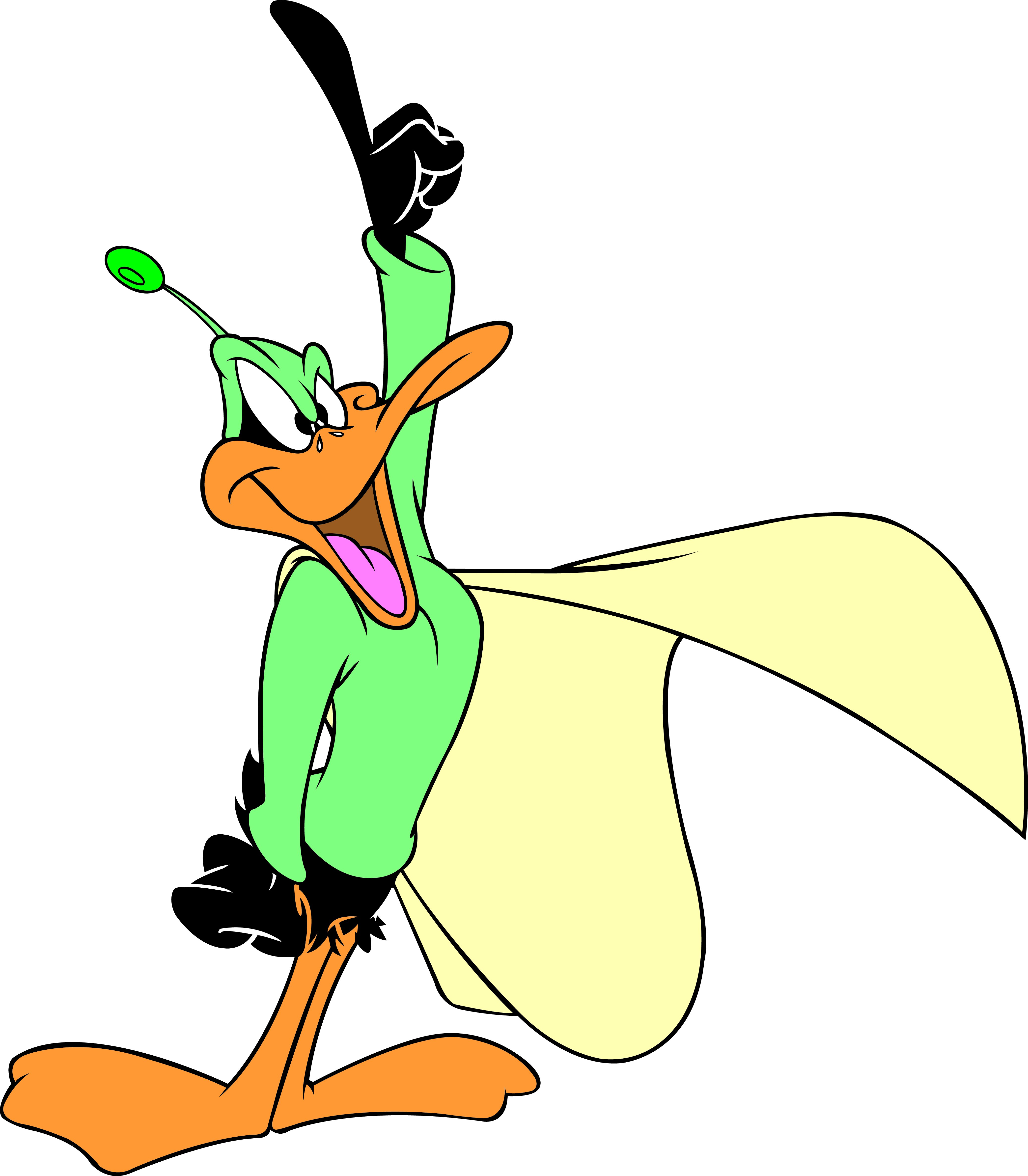 Daffy Duck in a suit