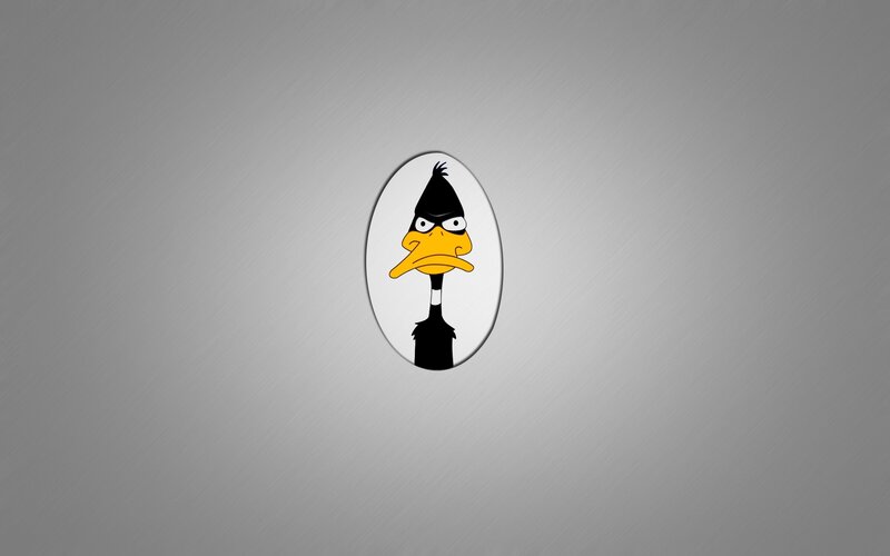 Daffy Duck in an egg