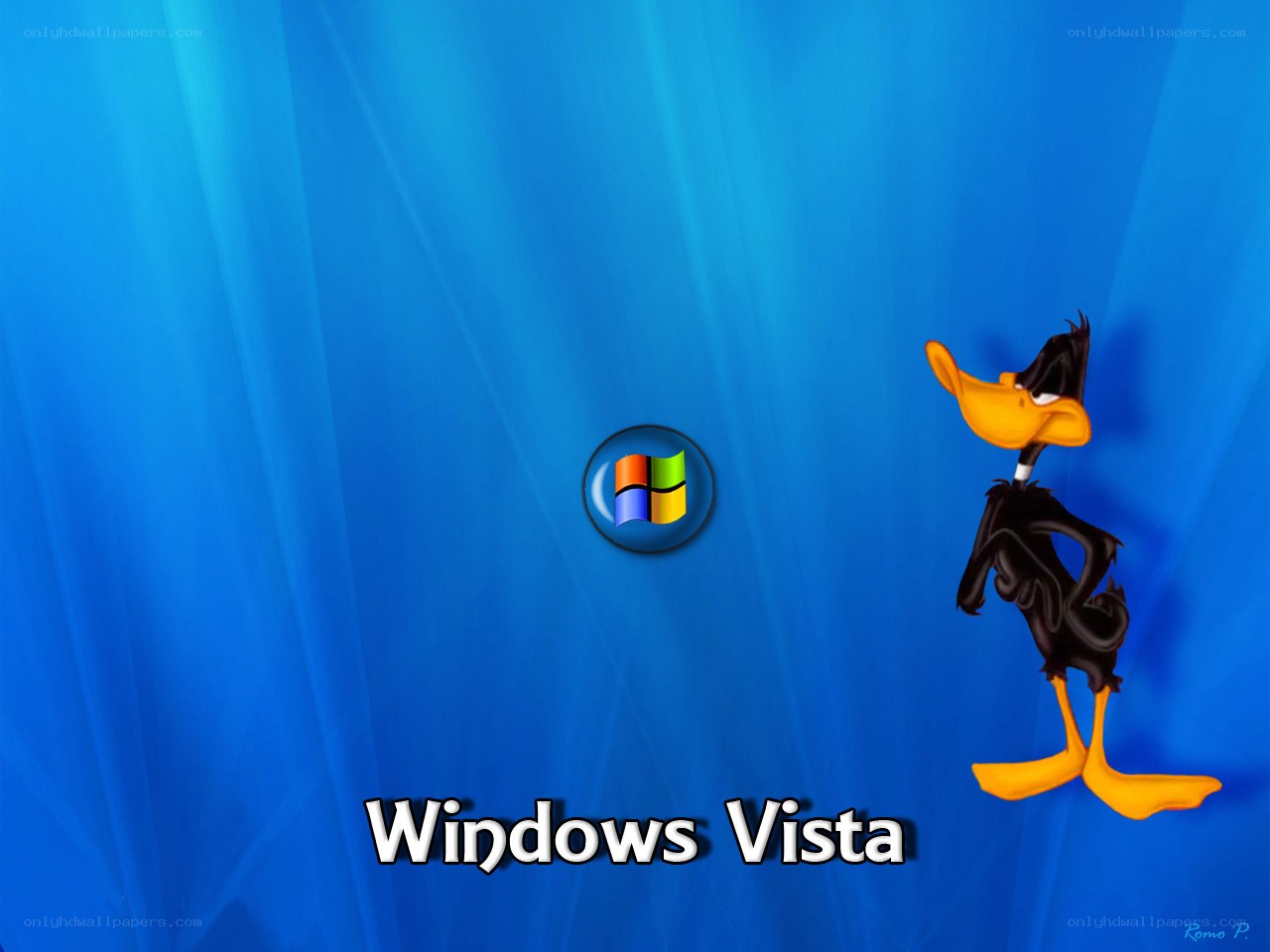 Daffy Duck on Windows Vista