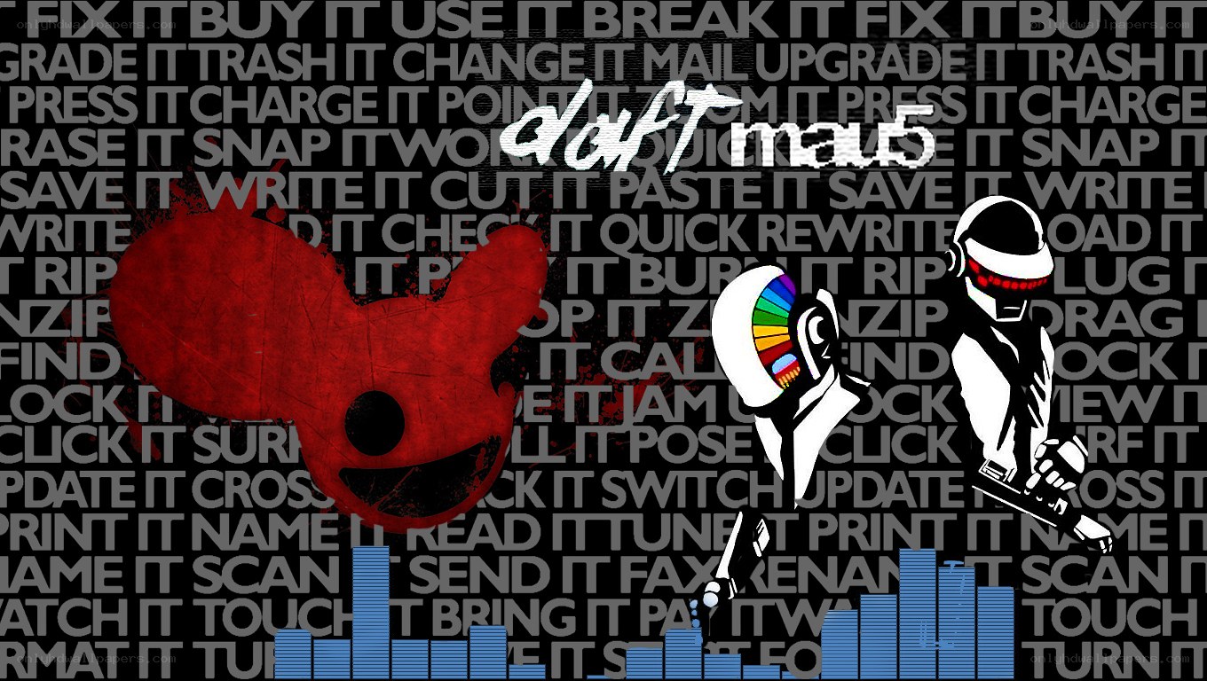 Daft Punk and Deadmau5 artwork