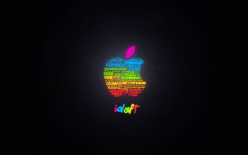 Daft Punk Apple logo art