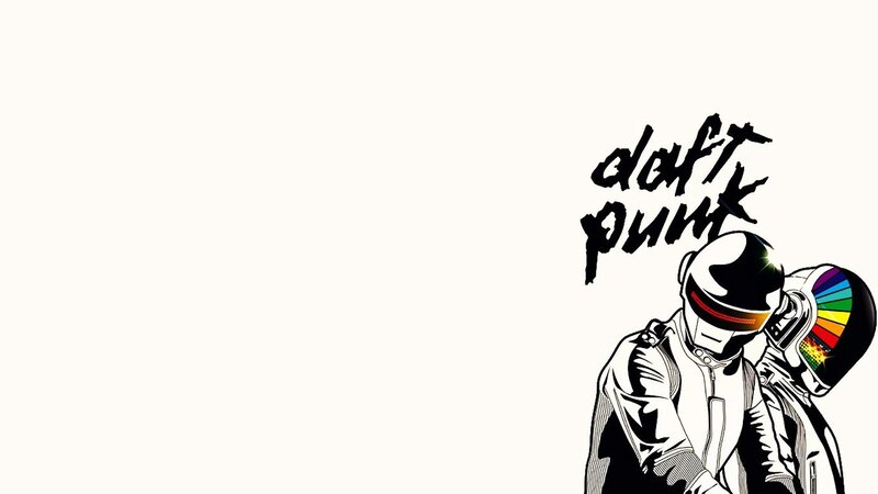 Daft Punk artwork illustration