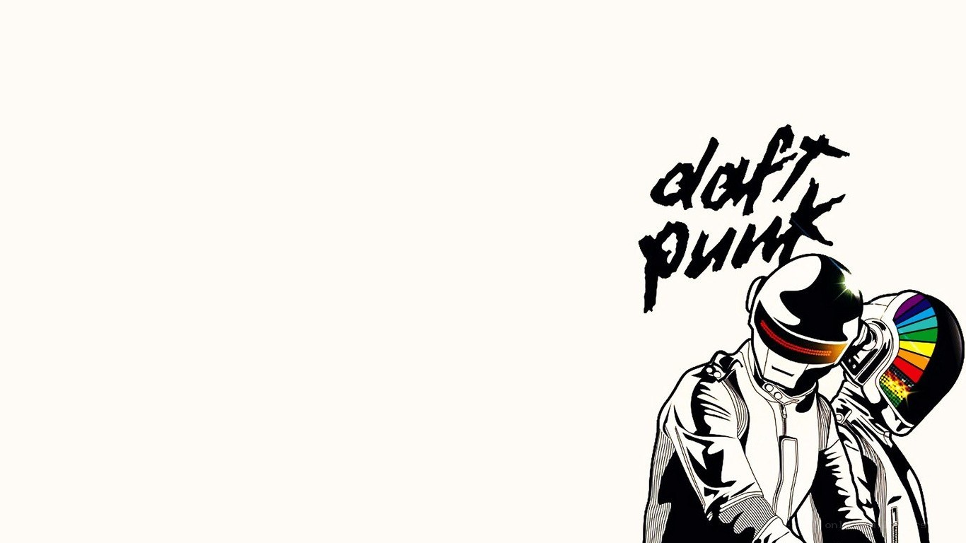 Daft Punk artwork illustration