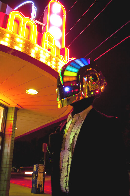 Daft Punk at a movie theater