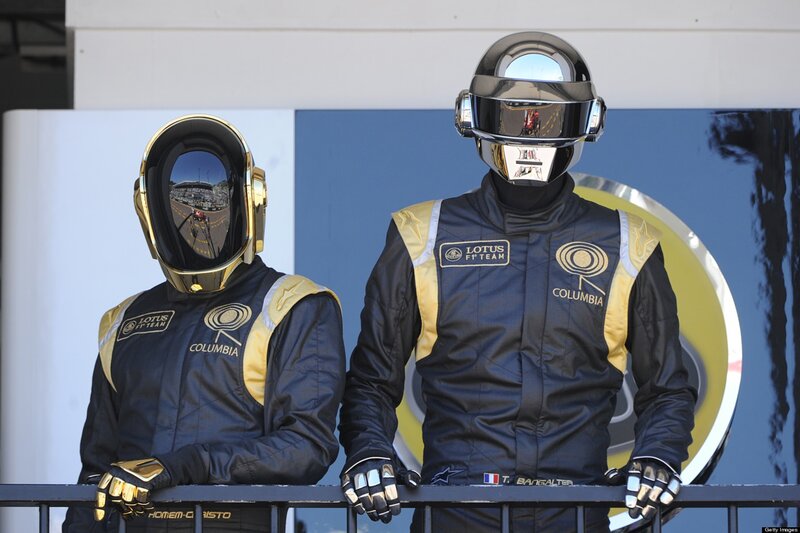 Daft Punk at a race event