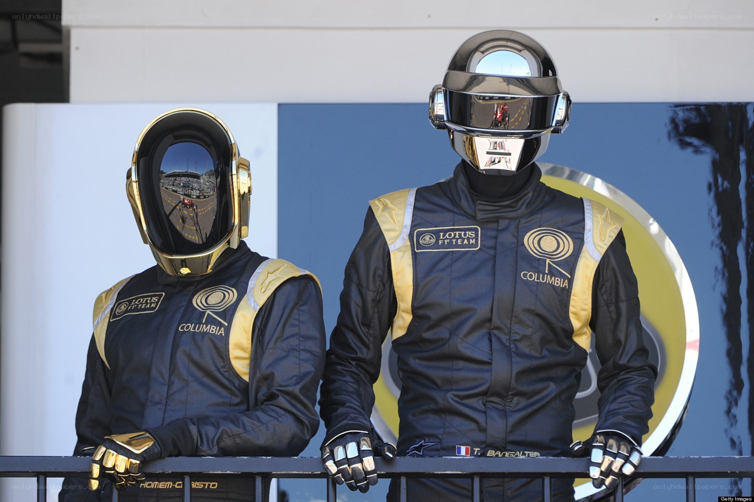 Daft Punk at a race event