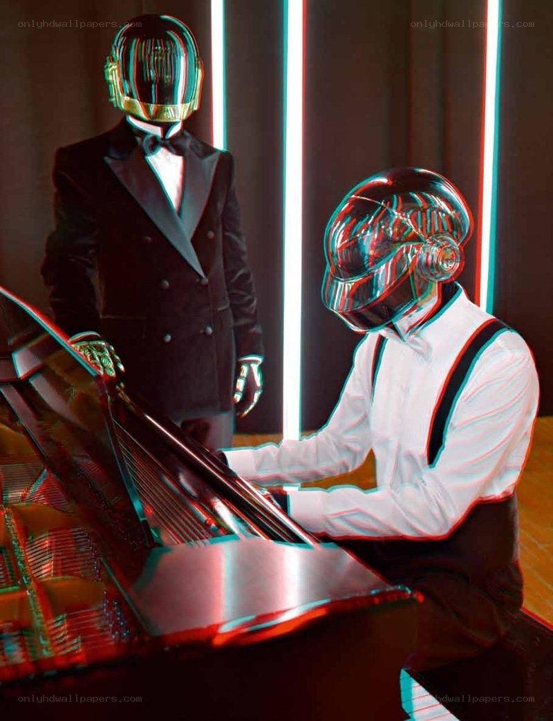 Daft Punk at the piano